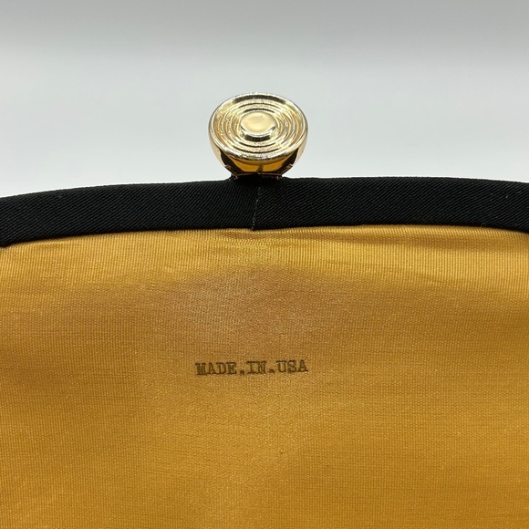 Vintage Black Evening Clutch - Picture 8 of 8